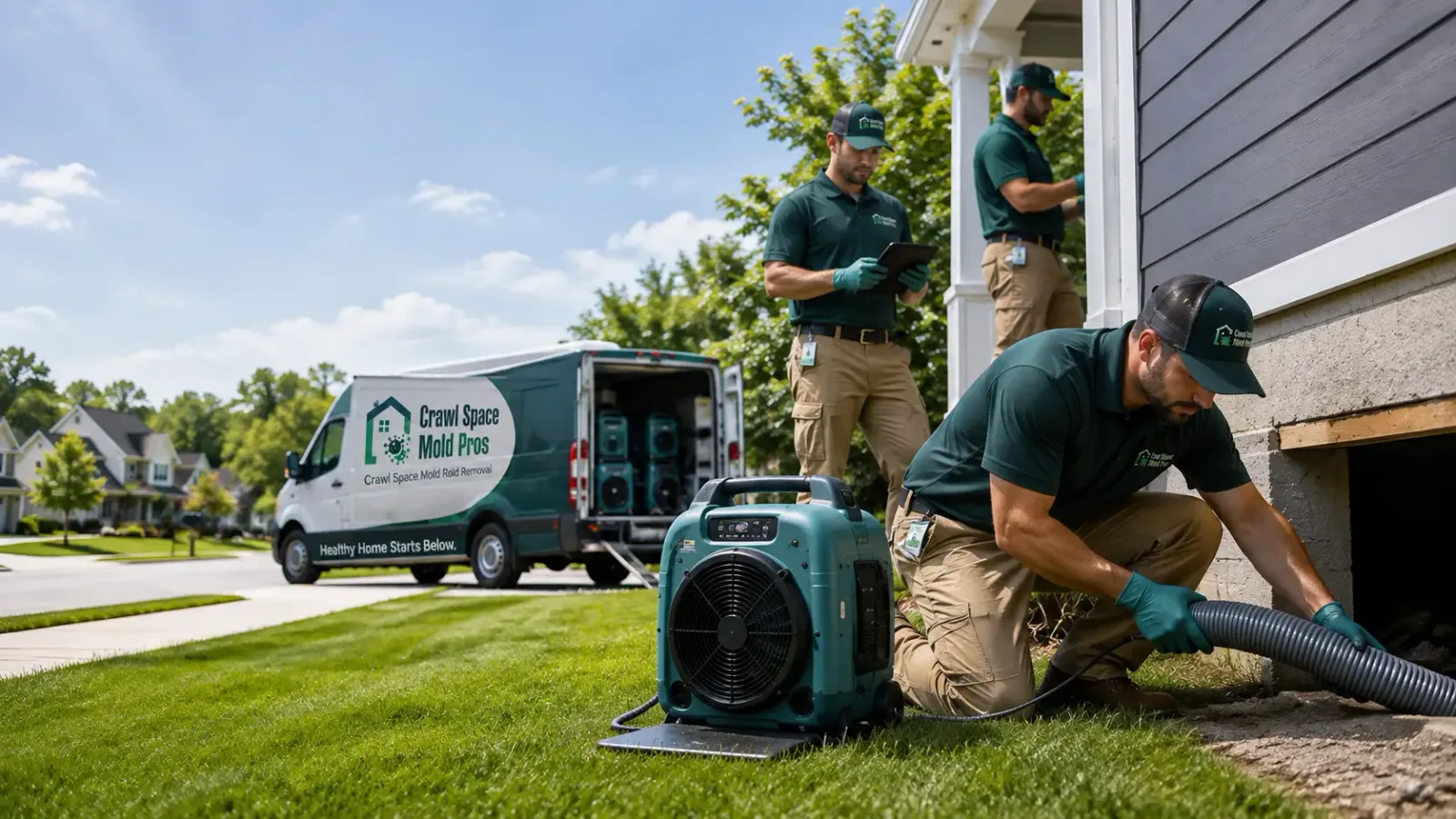 Crawl Space Mold Removal in Browerville, MN
